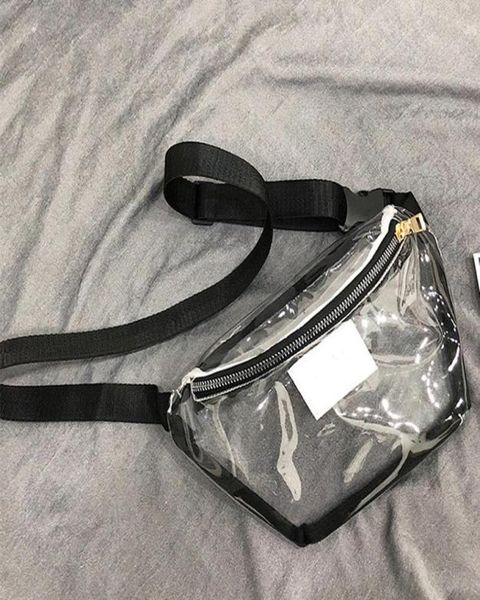 

waist bags 2021 fashion women pvc clear bag fanny pack bum travel purse transparent small belt cool packs2975944