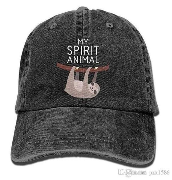 

fashion classic baseball cap for men women my spirit animal is a sloth womens cotton adjustable denim hat multicolor optional1390374, Blue;gray
