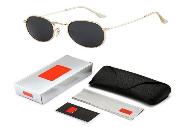 

luxury brand 3447 round metal style mirror sunglasses men women vintage retro brand design sun glasses oculos de sol9208824, White;black