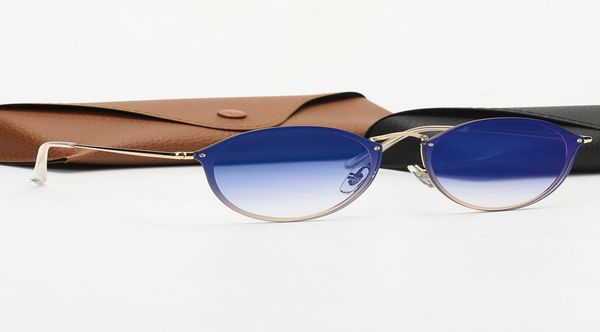 

sunglasses for men and women luxury designer sun glasses alloy frame vintage fashion uv400 sunglasses with black or brown box9165022, White;black