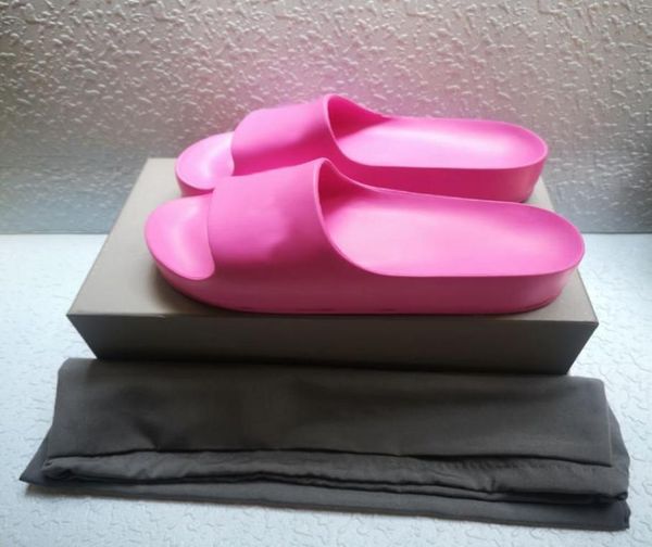 

2021 slippers fashionable summer jelly color women039s soft and comfortable sandals muffin bottom home bathroom b3083655, Black