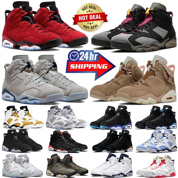 

men women jumpman 6 basketball shoes 6s unc british khaki georgetown bordeaux aqua black infrared hare mens trainers sneakers