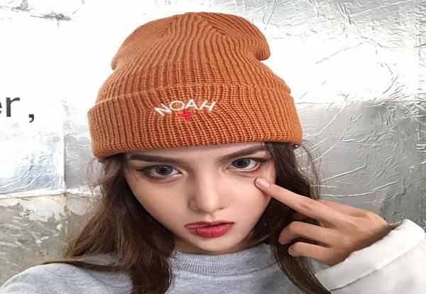 

berets 20ss noah knitted hat beanie 3d embroidery ski warm winter beanies cap for women men9479110, Blue;gray