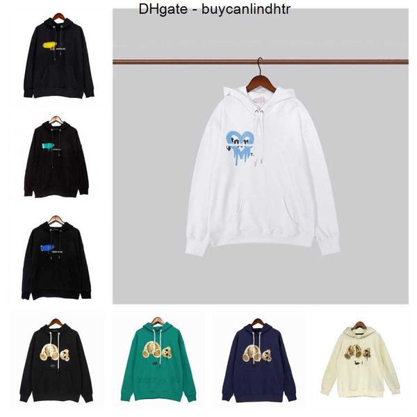 

designer men hoodie hoodies sweatshirts man women hooded pullover spring sweatshirt men's fashion bear print streetwear t shirt size s-, Black