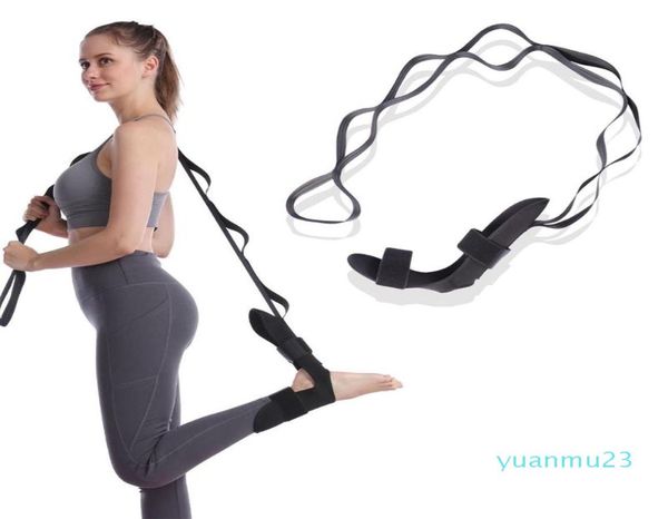 

resistance bands yoga stretch strap with loops foot flexibility stretcher plantar fasciitis stretching belt leg exercise sports ro1264371