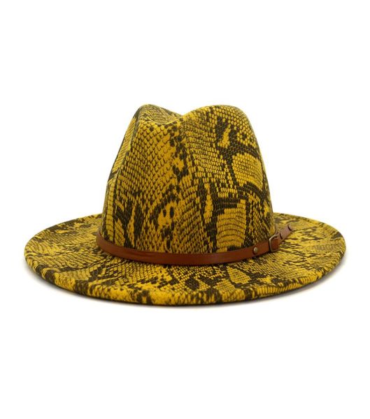 

new arrivals timelimited fashion designers woman fashion hats autumn and winter new snakeskin woolen hat fashion big jazz 1579611, Blue;gray
