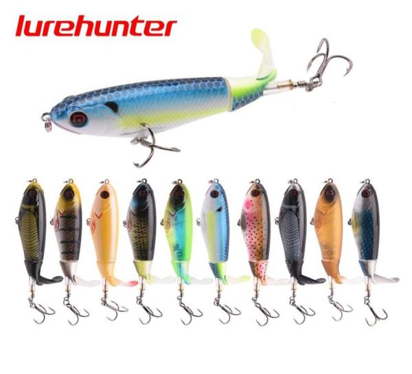 

10pcs ater baits 9cm 17g whopper plopper floating fishing lure artificial hard popper bait soft rotating tail24372719732985