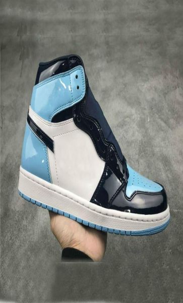 

shoes 1 high 1s og obsidian wmns unc blue chill mens womens sneakers2000466