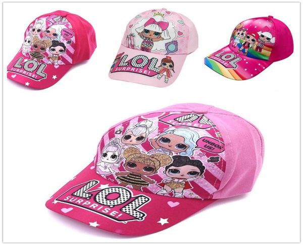 

children cartoon doll designer print baseball cap kids women fashion printing peaked hatadjustable zx0517953182, Blue;gray