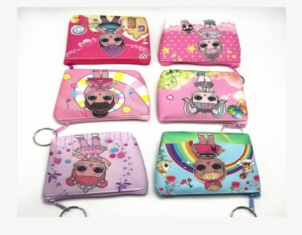 

sell lady short zipper zero wallet printing coin purse cartoon children gift bag7560371, Red;black