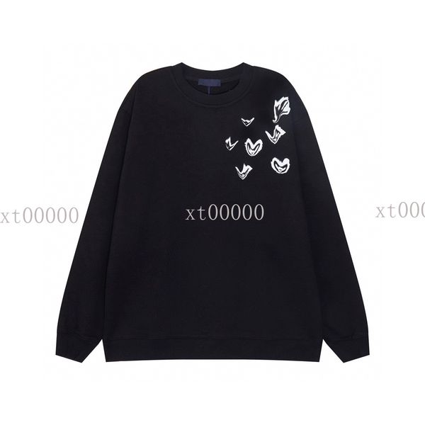 

23ss designer plus size jackets fashion patag sweatshirts women polo jacket men's fleece hooded students oversized hoodies sweatshirt 0, Black;brown