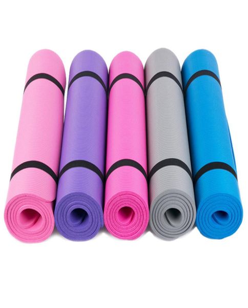 

whole yoga mat 185cmx90cmx1cm nonslip fitness supplies 10mm nbr material breathable exercise sports fitness mat 868311