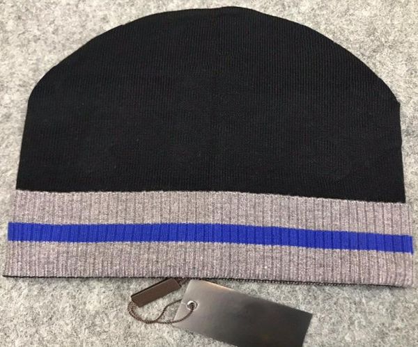 

designer beanie women winter beanie hat casual knitted caps hats men sports cap black grey white yellow hight quality skull9222107, Blue;gray