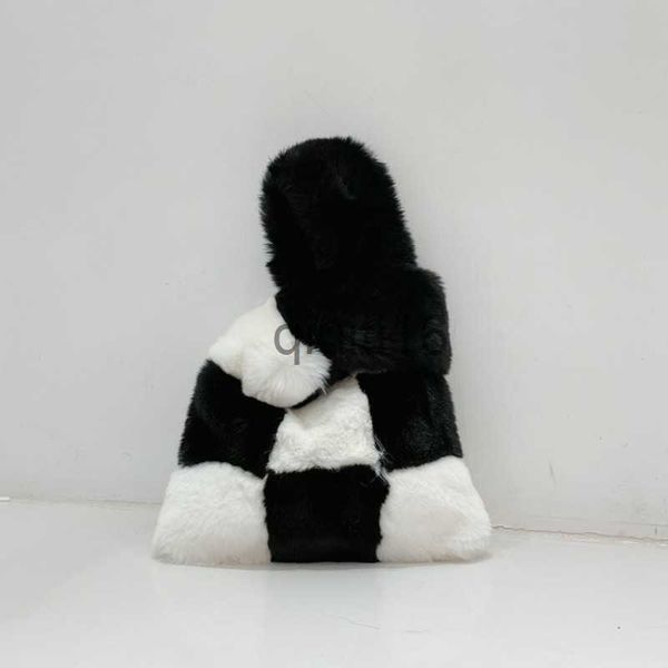 

evening bags soft handle fur bags for women winter purses and handbags luxury designer plush fluffy bag furry ladies handbag borsa pelliccia