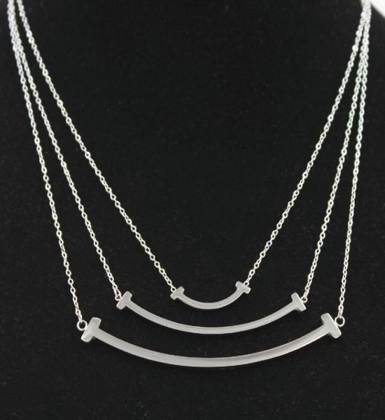 

fashion stainless steel pendant necklaces for women chain wedding party necklace accessoeries jewelry gifts4071532, Silver