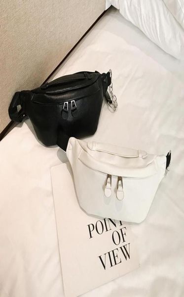 

waist bags ladies bag women pu leather chest mini crossbody fanny pack black white phone key pouch belt purse for girl 20219992994