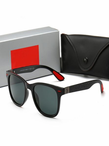 

2021 polarized sunglasses brand designer square sports sun glasses for men driving black frame goggle uv400 with box4278298, White;black