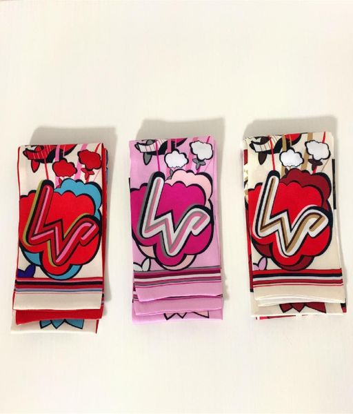 

scarf designer fashion headband luxury brand women039s scarves printed small scarfs silk fabric size 8120cm5875735, Blue;gray