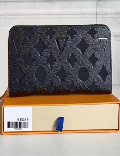 

hbp speedy 25 fashion classic black wallet empreinte women clutch lady ladies long pu leather single zipper wallets classical corn2611735, Red;black