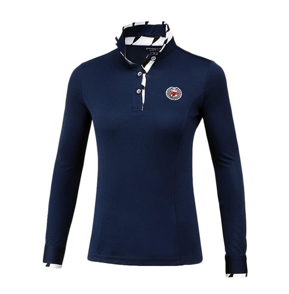 

new women golf shirts autumn women long sleeve shirts breathable fitness sport golf outdoor sportswear5645843, Black;blue