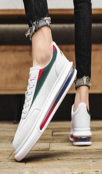 

men women shoes new sneakers simplicity concise solid lace up spring autumn pu leather casual outdoors fashion comfortable round t5269498, Black