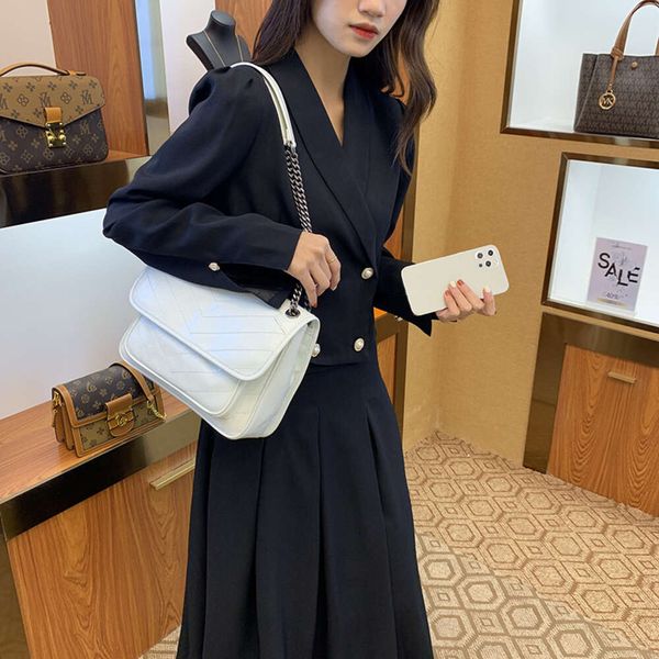 

designer bags little fragrant style feeling temperament chain diagonal straddle bag women's large capacity shoulder postman bag wanderi