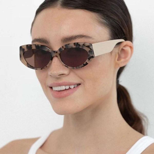 

small frame cat eye sunglasses style retro trendy personality, White;black