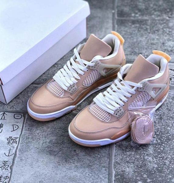 

4 shimmer men basketball shoes wmns 4s bronze eclipseorange quartz metallic silver womens outdoor sneakers dj0675200 8840145
