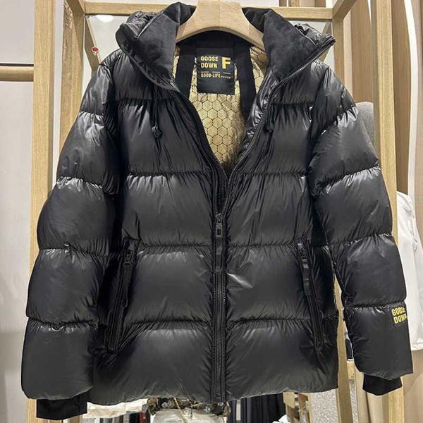 

men new style winter leisure jassen chaquetas parka coats for women white duck outerwear hooded keep warm manteau fashion coat s-5xl, Black