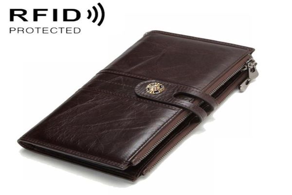 

rfid men039s dual zippers long hasp porte feuille homme luxury mens wallet leather genuine purses clutch bag q110678119797975098, Black;red