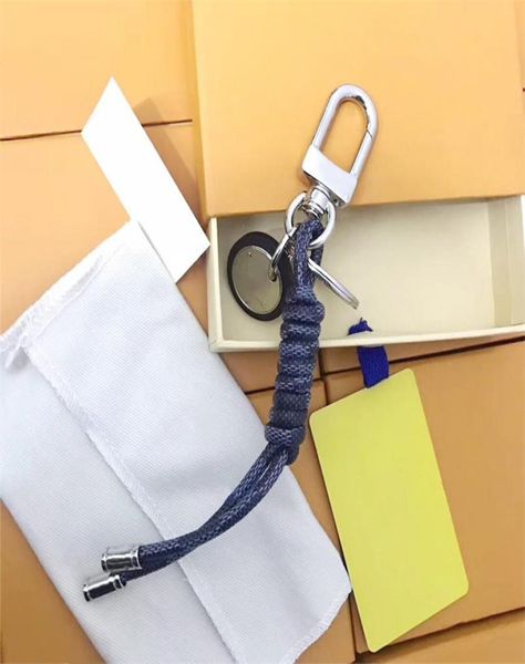 

designer braid rope keychain black pu leather braids car key chain rings accessories fashion keychains buckle hanging decoration f6583550, Silver