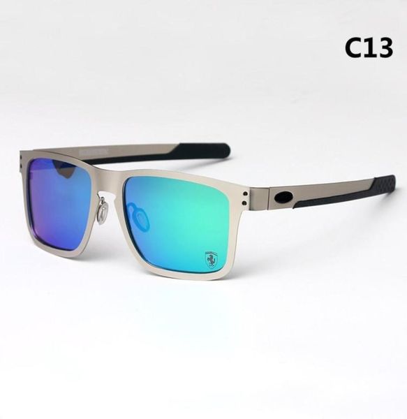 

euam outside sporty alloy polarized sunglasses uv400 123 cycling hd rovomirror driving glasses quality alloy frame silicone gel 7898263, White;black