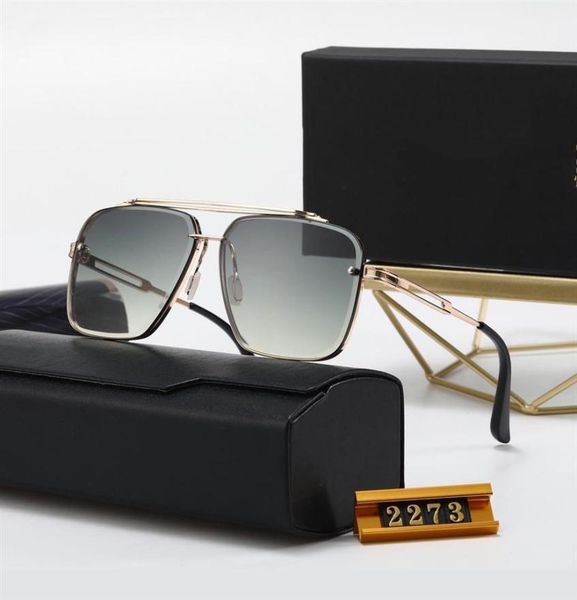 

designer new dita fashion sunglasses 2273 man woman casual glasses brand sun lenses personality eyewear with box 4712224, White;black