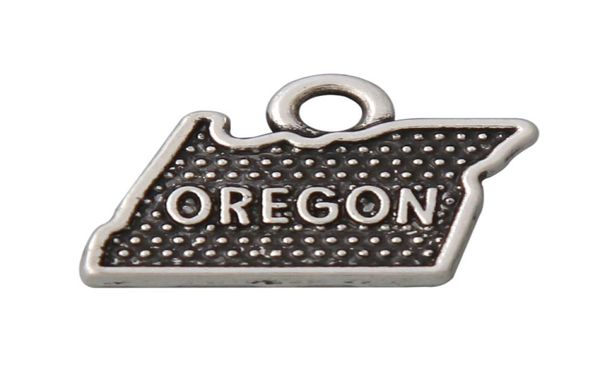 

online whole alloy usa oregon vintage state map charms 1215mm 50pcs aac8021178095, Bronze;silver