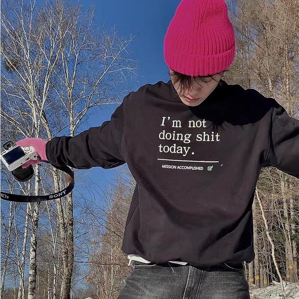 

23ss new tie-dye gradient wash black men and women turtleneck hoodie, Black;brown