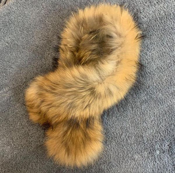 

real raccoon fur collar womens natural fur gray collar real shawl raccoon scraves6506699, Blue;gray