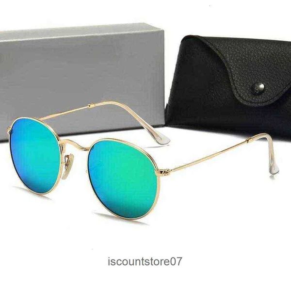 

sunglasses fashion round brand design uv400 eyewear metal gold frame tr90 sun glasses men women mirror pol cix raies ban oakleies216t 7yp3qo, White;black