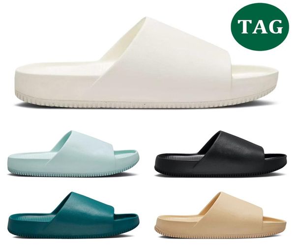 

men women calm slide slipper black sail geode teal jade ice sesame outdoor mens slides slippers1260943
