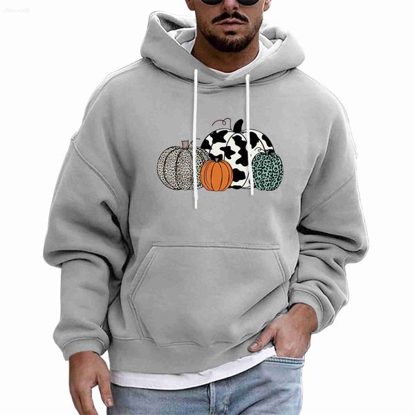 

men's 3d printed hoodie 3d pumpkin pattern digital printed hoodiec23yc23y, Black