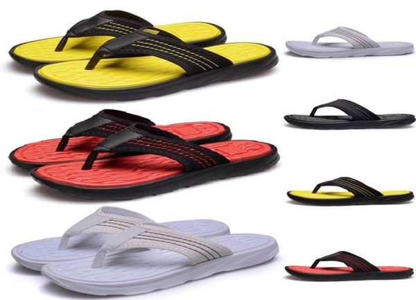 

brand flip flops designer slipper gear bottoms el beach mens striped sandals causal nonslip summer scuffs huaraches slip4250956