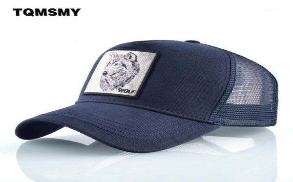 

embroidery wolf pattern caps for mem cotton breathable mesh baseball cap women snapback hip hop cap sun visor bone gorras12980193, Blue;gray