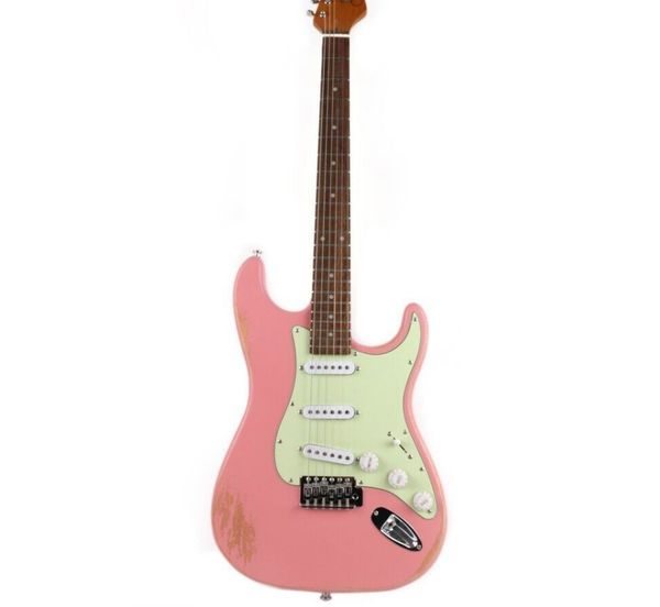 

light relic vintage style hand made electric guitar