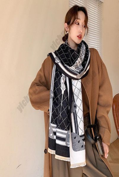 

design cashmere winter c scarf winter shawls thick warm lady scarves pashmina wraps print female stoles5012980, Blue;gray