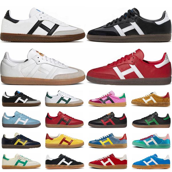 

designer casual shoes men women gazelle vegan black white gum light blue suede pink velvet red green mens trainers womens outdoor sneakers