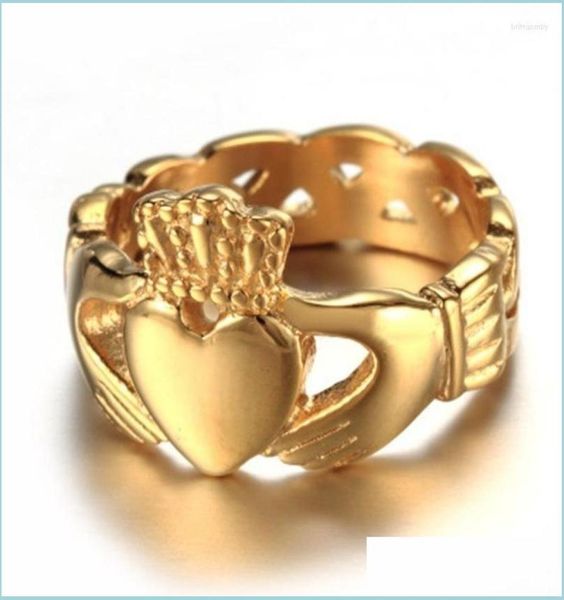 

wedding rings wedding rings classic northern ireland style claddagh heart love ring glamour ladies party jewelrywedding brit22 dro1799527, Slivery;golden