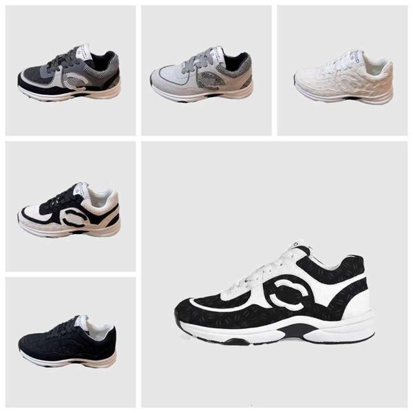 

designer luxury channel sneaker casual color matching muffin thick soled low platform shoes mens womens outdoor gym run zapatos baskeball sh