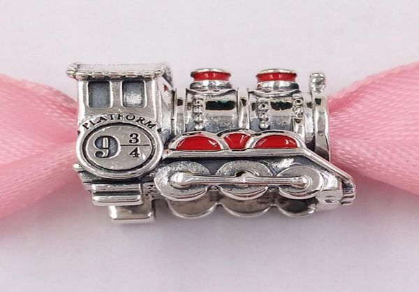 

andy jewel jewelry authentic 925 sterling silver beads herry pote hogwarrts express train charms fits european style bracelets & neckla25229, Black