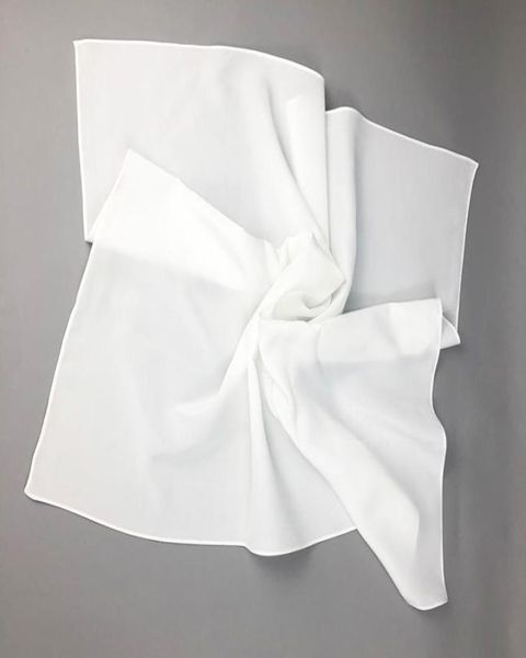 

women silk scarf square neck shawls lady white solid bandana hair band kerchief for diy painting 22051215668841989229, Blue;gray