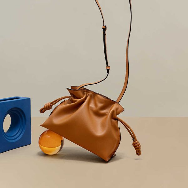 

designer luxury handbags loew's bags bag new genuine leather women's fashionable small one shoulder crossbody bucket cowhide draws