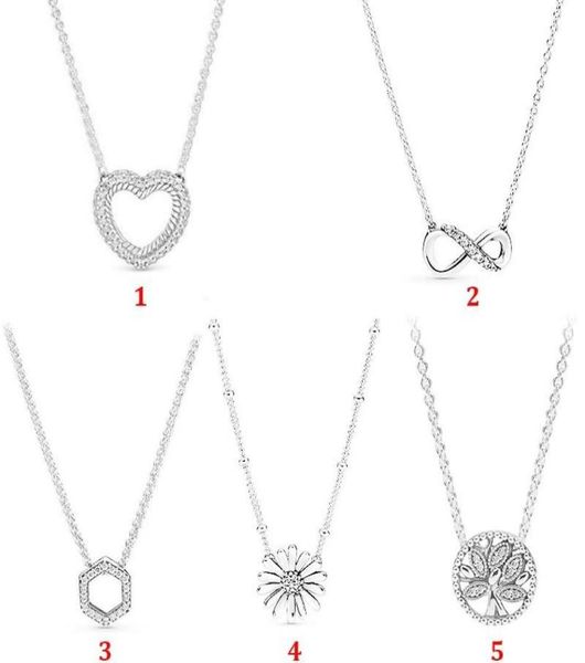 

chains 100 s925 silver love daisy temperament pan necklace women039s clavicle chain holiday gift diy charm jewelr6926522